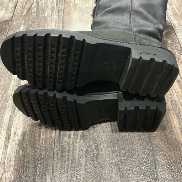 GEOX Women's Black Fur-Lined Boot Size 7 - Picture 16 of 16